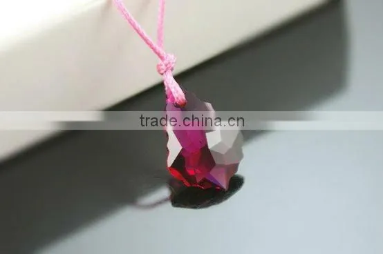 crystal maple leaf pendant for chandelier