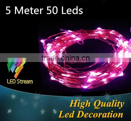 5M 50 leds Green starry string lights