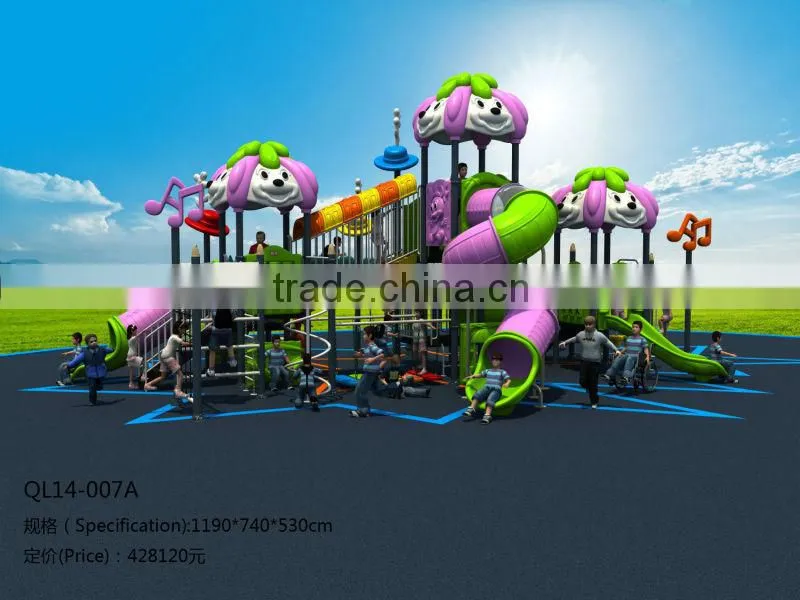 Wonderful!!! 2014 Hot Sale Outdoor Play,Classic Castle Series Kids Outdoor Play Equipment LE-GB011