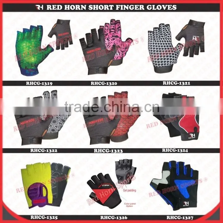 Fingerless Outdoor Gloves, Lycra Cheap Gloves