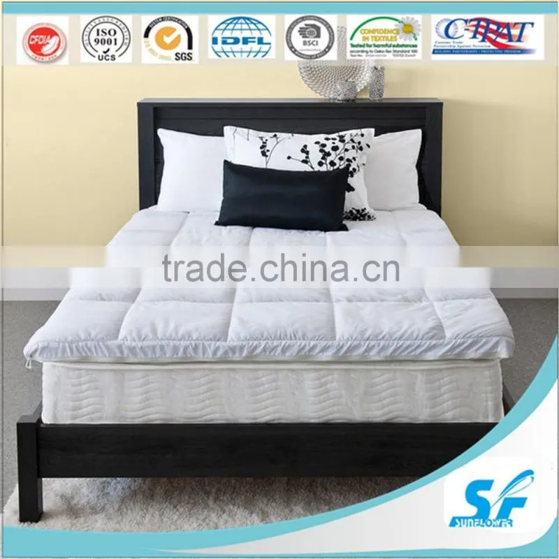 single bed size microfiber mattress topper