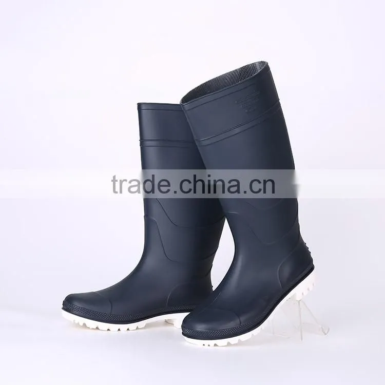 Wholesale cheap plastic pvc rain boots without steel toe, waterproof rain boot covers