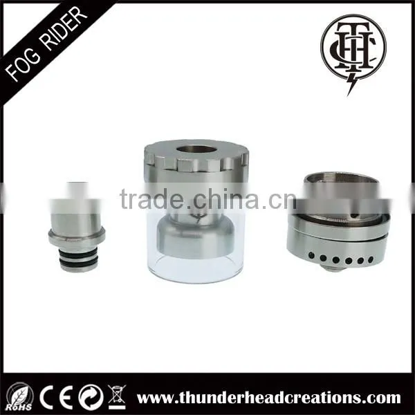 2016 top quality electronic cigarette vaporizer Fog Rider rta tank atomizer wholesale