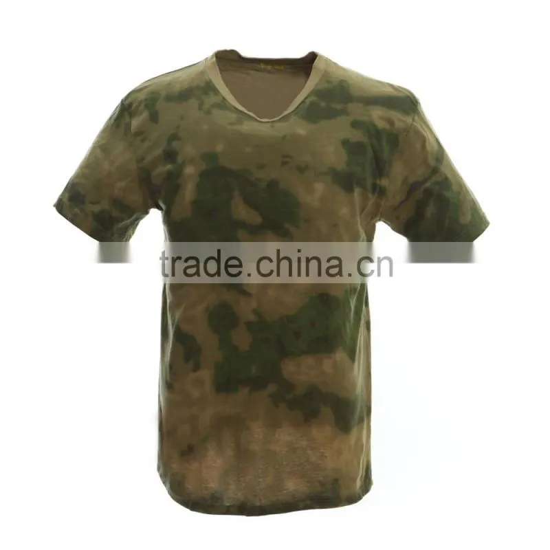 100% cotton angola army t-shirts camouflage military t-shirts