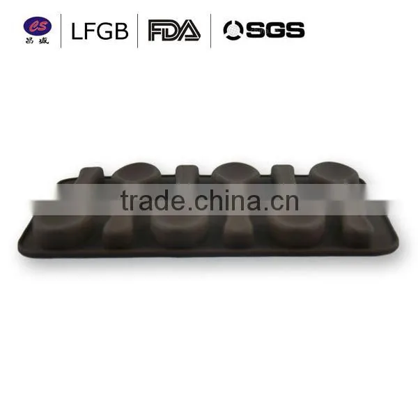 wholesale Hot sale spoon shape Silicone Ice cube Tray