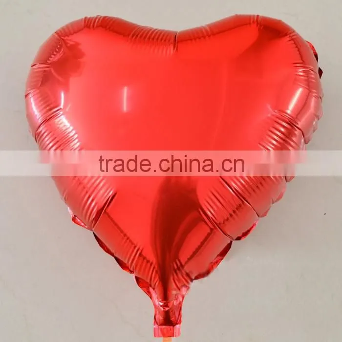 Wholesale 18Inch Heart Shape Foil Balloon For Wedding Decoration