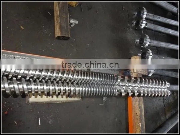 parallel twin screws extruder screw barrel for plastic extruder