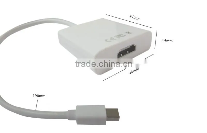 1080P/Premium Mini Display Port DP to HD Convertor For Mac/tv/projector/