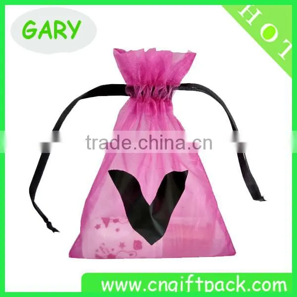 Customed Organza cosmetic packing bag wholesales