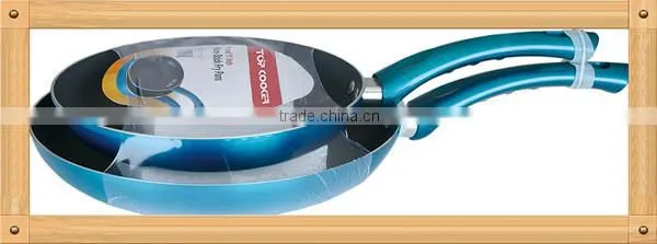 2pcs press non stick aluminum pan