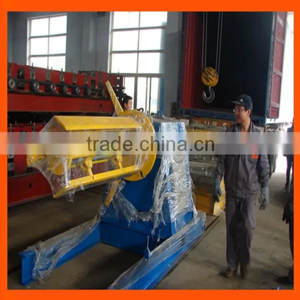 5 T hydraulic uncoil machine for roll forming machine