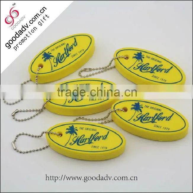 Funny design custom pu floating keychain manufacturers in china