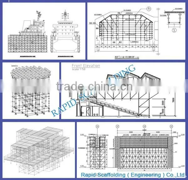 Powder coated shoring props