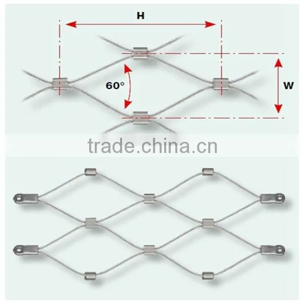7x7,7x19 Stainless Steel Cable mesh China steel factory
