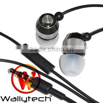 Wallytech Metal Stereo Earphone For iPhone For iPad For iPod