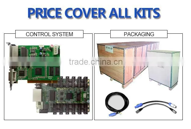 Video Display Function and Full Color Tube Chip Color 6mm Indoor and Outdoor LED Display