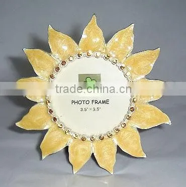 2015 sunflower metal pewter zinc alloy home decorative photo frame