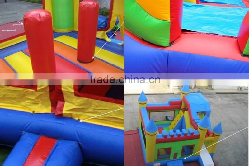 2015 hot kids inflatable mickey and minnie castle bouncer