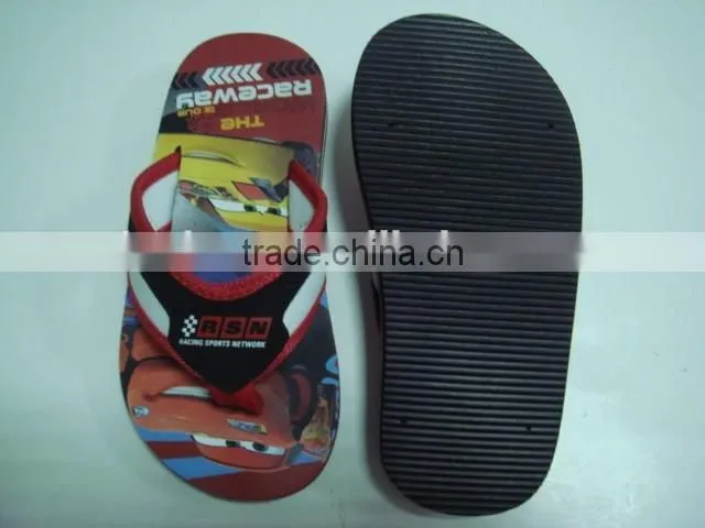 663 LOULUEN Popular Customized Cartoon Printed EVA Cute Kids Slipper