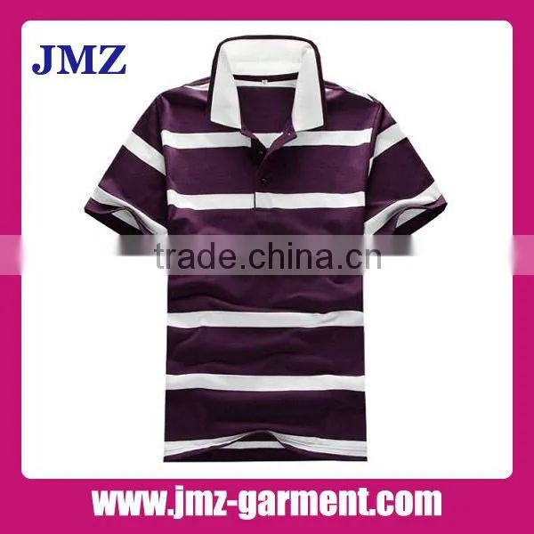 Mens yarn dyed stripe polo shirt