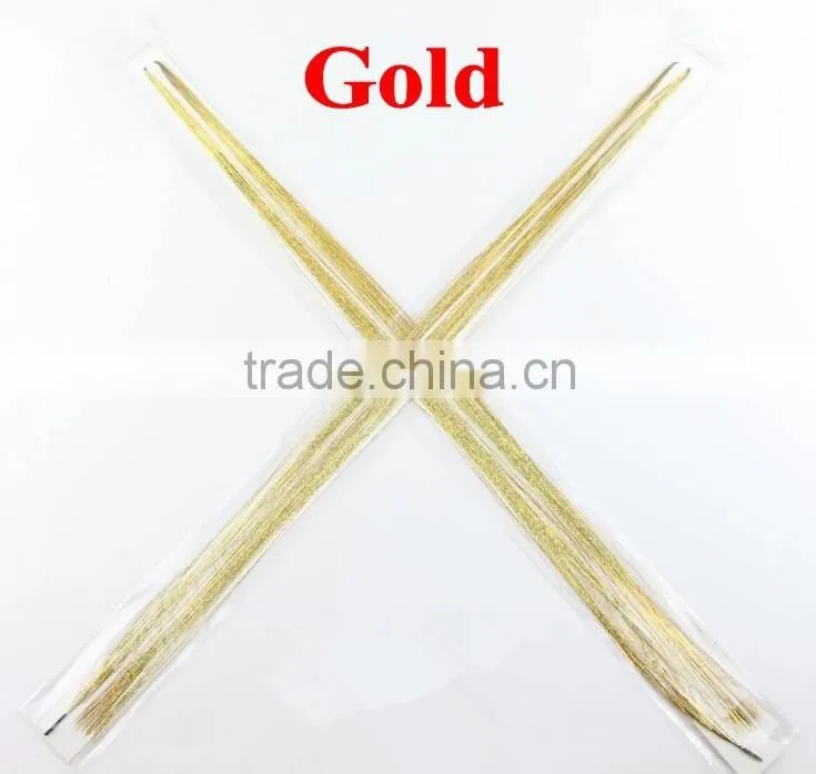 sparkling hair tinsel with I tip christmas tinsel 2014 new hair accessories christmas hair accessories girl