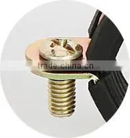 single clamps M6 with rubber