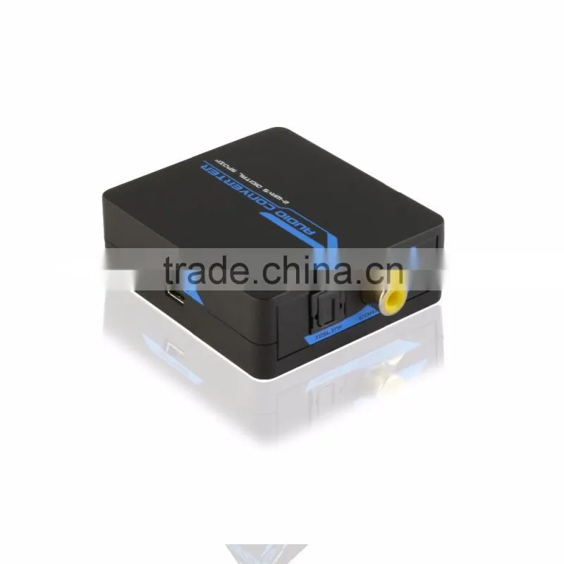 2 in 1 out audio converter SPDIF Audio Optical Toslink to Coaxial Bi Directional Converter Splitter