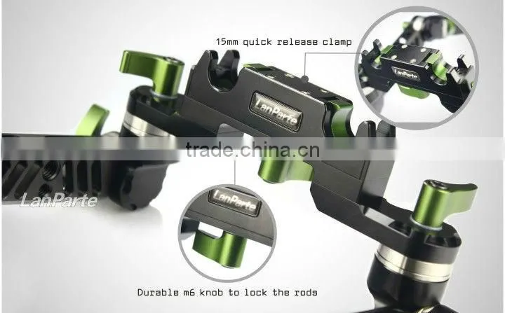 Lanparte 15 mm CNC DSLR universal handle grip V2 Quick Release Clamp