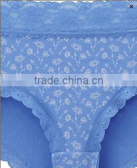 stylish printed women cotton underwear high cut hipster panties