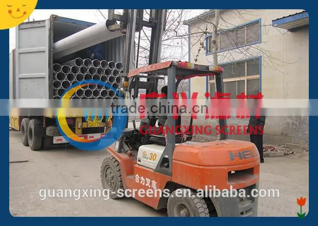 continuous slot johnson screen for water well stainless steel grade