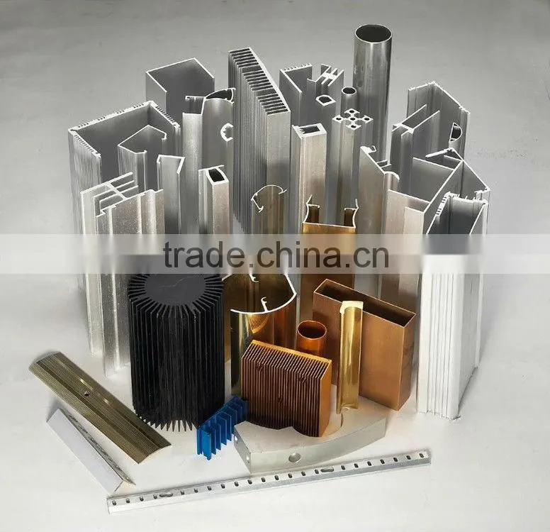 20um anodized polished chanical polishing oxidation process.chemical polishing.aluminum profile for shower factory