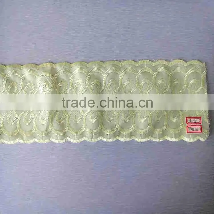 Hot sale cotton chemical lace trimming lace for lady dress