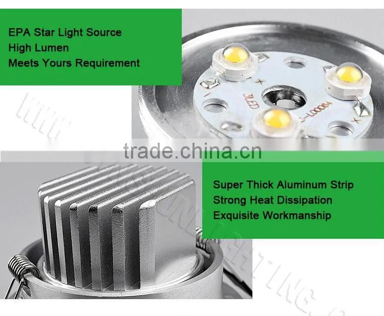 Round COB LED downlight professional COB led lamp manufacturer