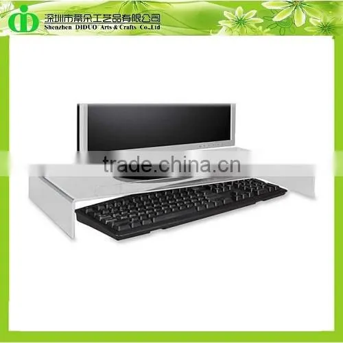 DDI-M0059 Trade Assurance Chinese Factory Wholesale SGS Test Clear Acrylic Computer Monitor Stand
