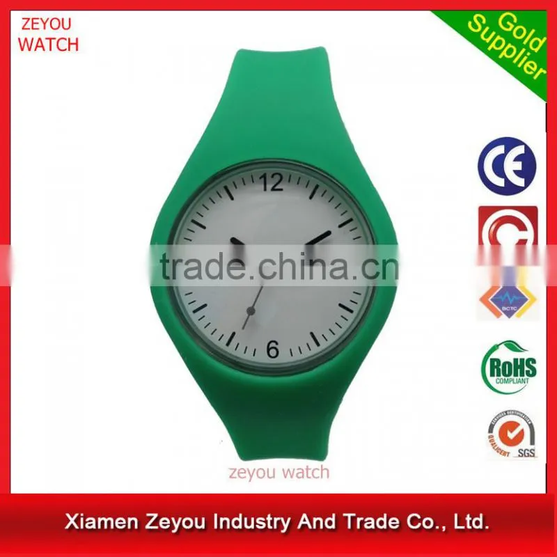 Waterproof watch winder green, silicone band watch winder green R1096