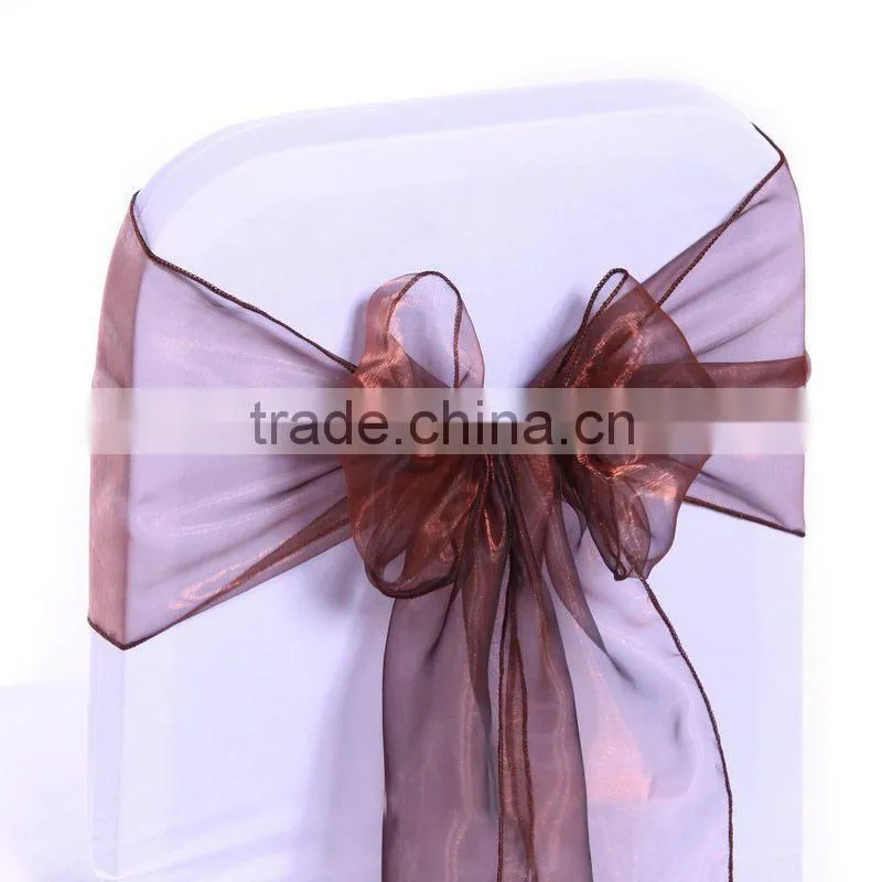Cheap Chair Sashes Wedding Organza Sashes