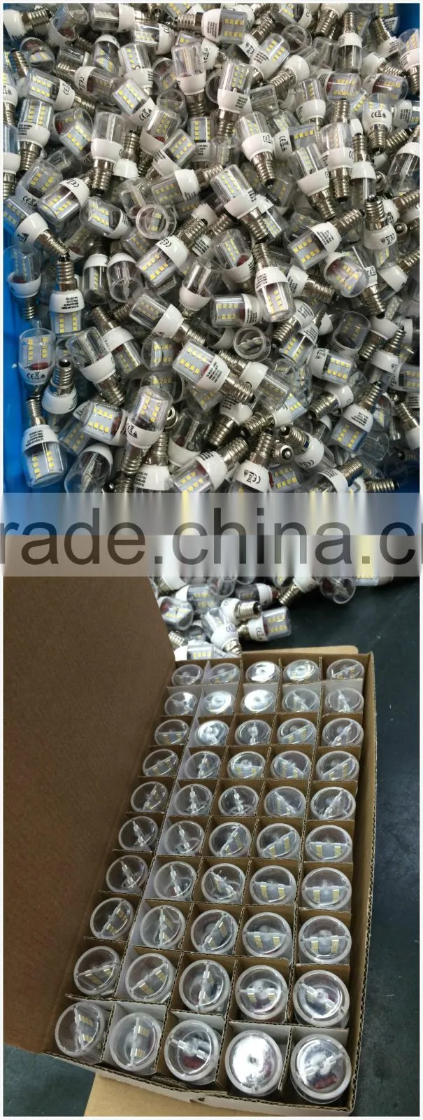 Fridge led T25 E14/E17 0.8W 12pcs SMD 2835 refrigeator lamp 2700-6500k PC cover