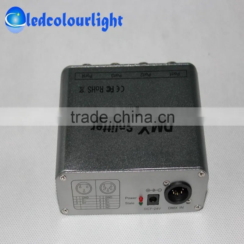Nightclub Cafe-club DJ DMX512 LED lights splitter DMX protocl Amplifier