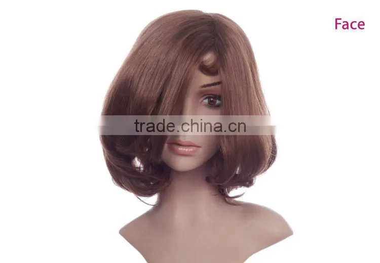Wholesale cheap dark brown synthetic dreadlocks hair wig monofilament lace front wig