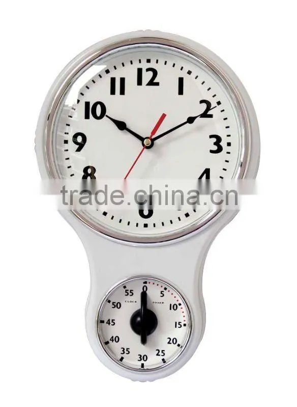 Clock with timer