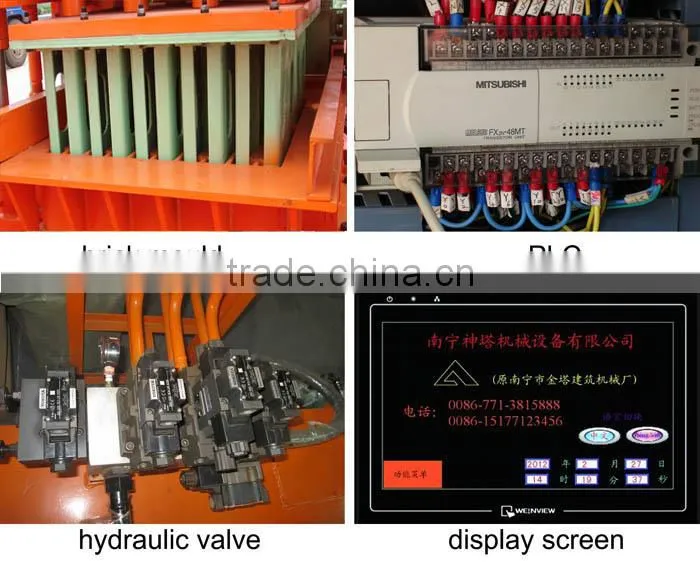 Hot QTY6-15 ecomaquinas brick machine