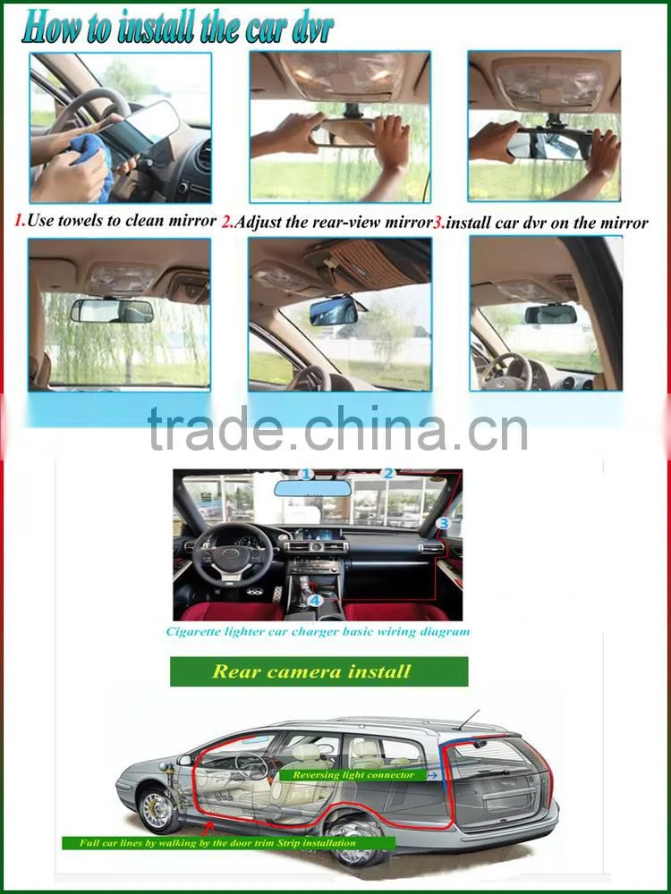 Dual camera dash cam gps