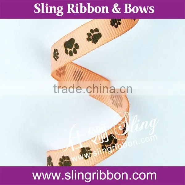 2015 Hot Sale Custom Printed Grosgrain Ribbon For Decoration