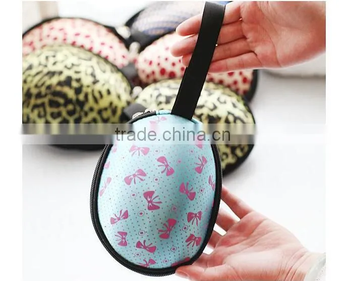 cheap wholesale travel bra and underwear storage box case bra and panty bag