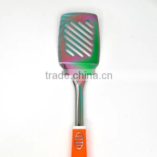Non-stick TPR handle Hot sale popular Titanize kitchen steak bbq shovel