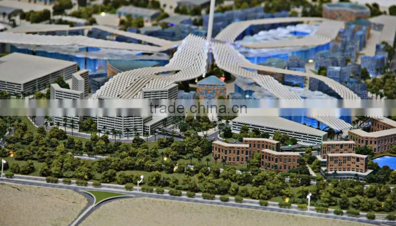 Maquettes Architectural scale model of residential building/building scale model making
