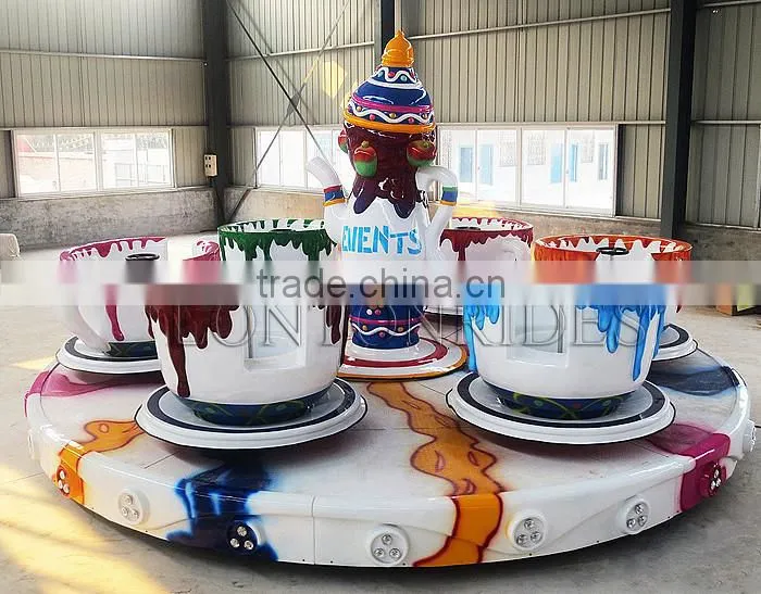 Indoor Kids Amusement Rides for Sale Rotary Cup Game Family Park Ride Equipment