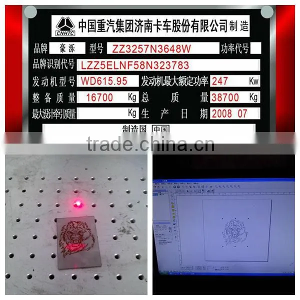 MITECH Hot Sale 2015 hot sale! jinan safe operation fiber laser marking machine