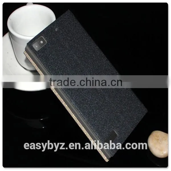 Mobile phone accessories phone case leather flip case for blackberry Z3, for blackberry z3 case flip