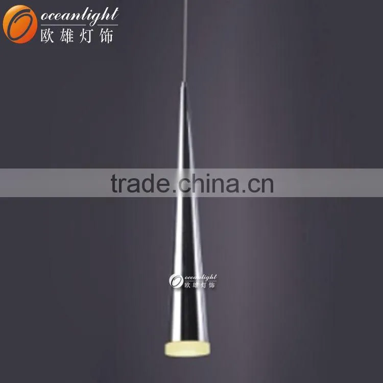 Modern Chandelier LED Acrylic Pendant Light Chrome Electroplate Light OXD9030-3W